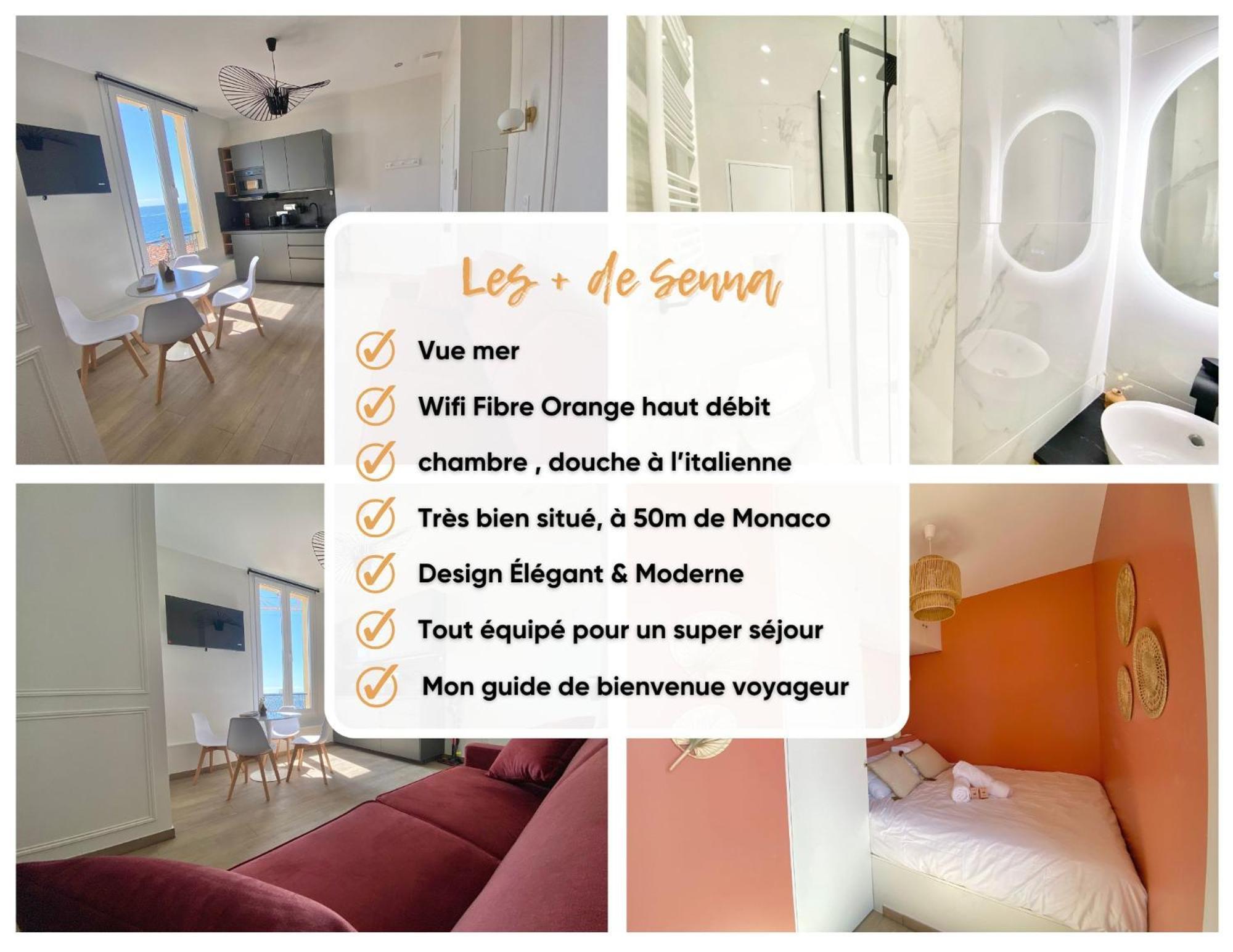 Apartamento Moderne Climatise Monaco Vue Cap-d'Ail