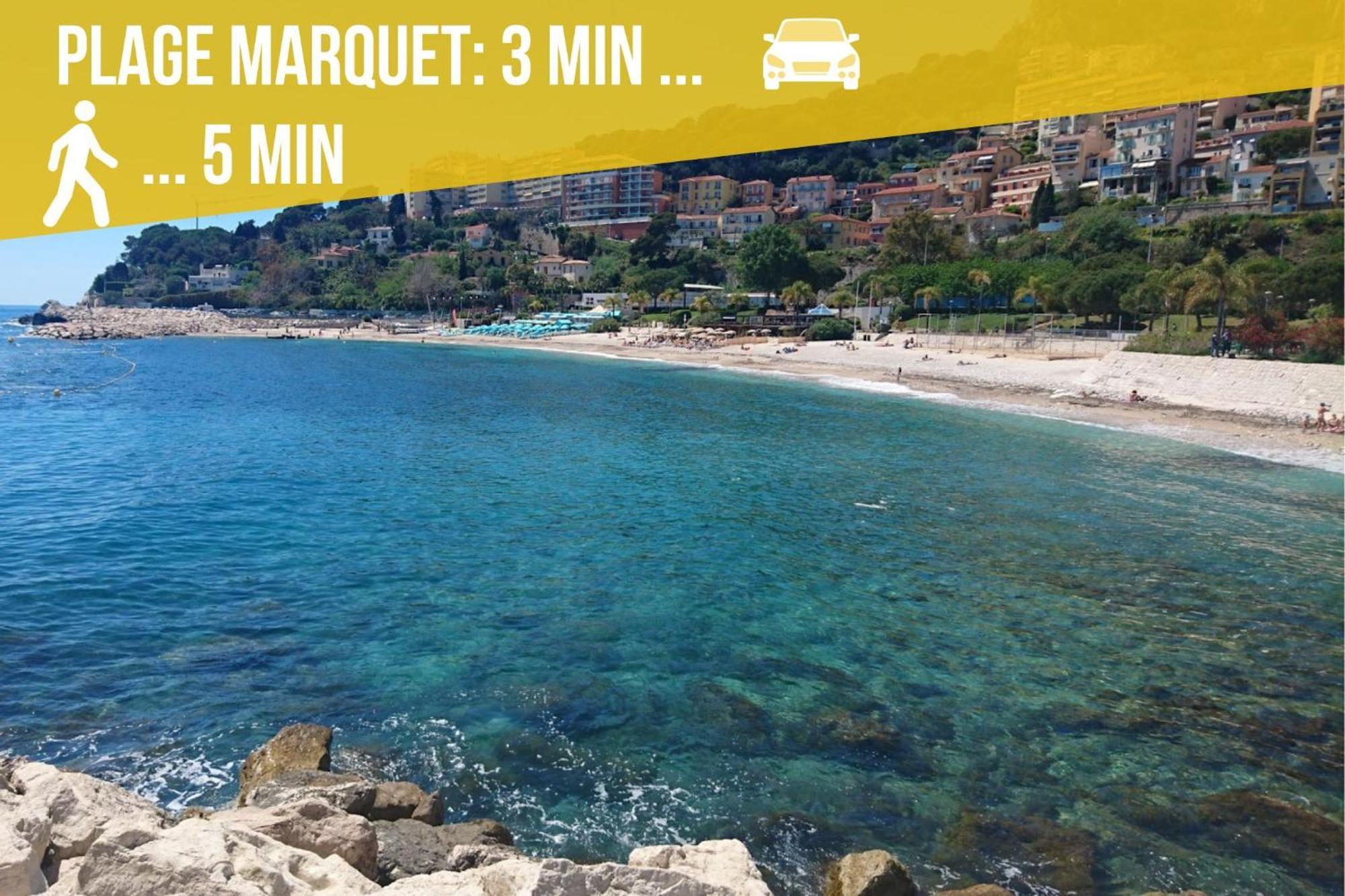 Moderne Climatise Monaco Vue Apartamento